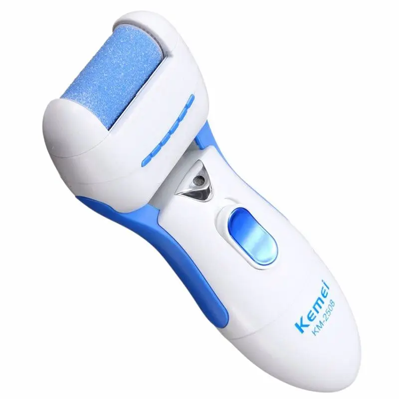 Kemei Electric Foot Pedicure Machine Battery Operated Callous Remover