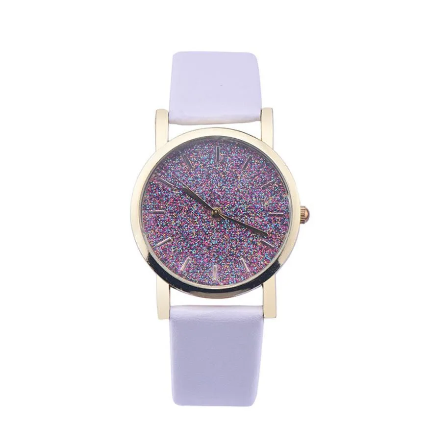 

Timezone#301 Simple Womens Watch Leather Band Analog Quartz Wrist Watch Free Shipping