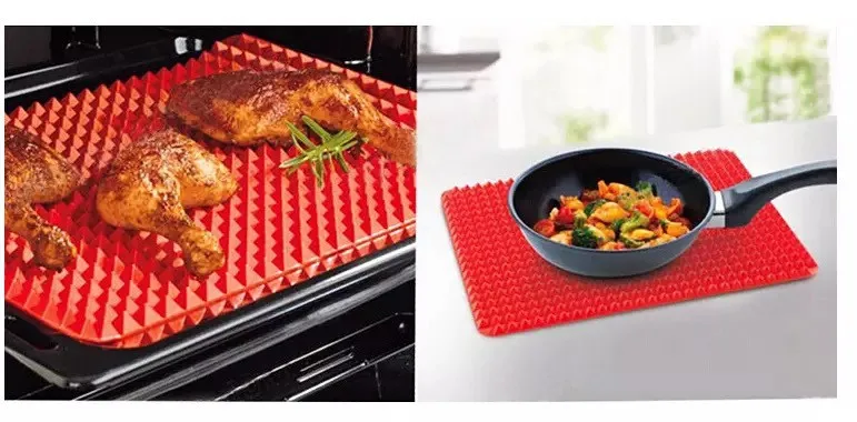 Силиконовые коврики для выпечки Пирамида жаропрочная Антипригарная посуда многофункциональные кулинарные формы коврик для духовки листы для выпечки