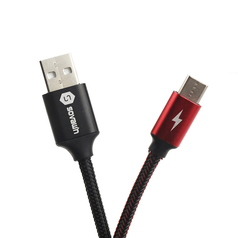 Sovawin type C Быстрая зарядка 3 А USB 120 медный провод 30 см короткий преобразователь передачи данных для Macbook для Xiaomi
