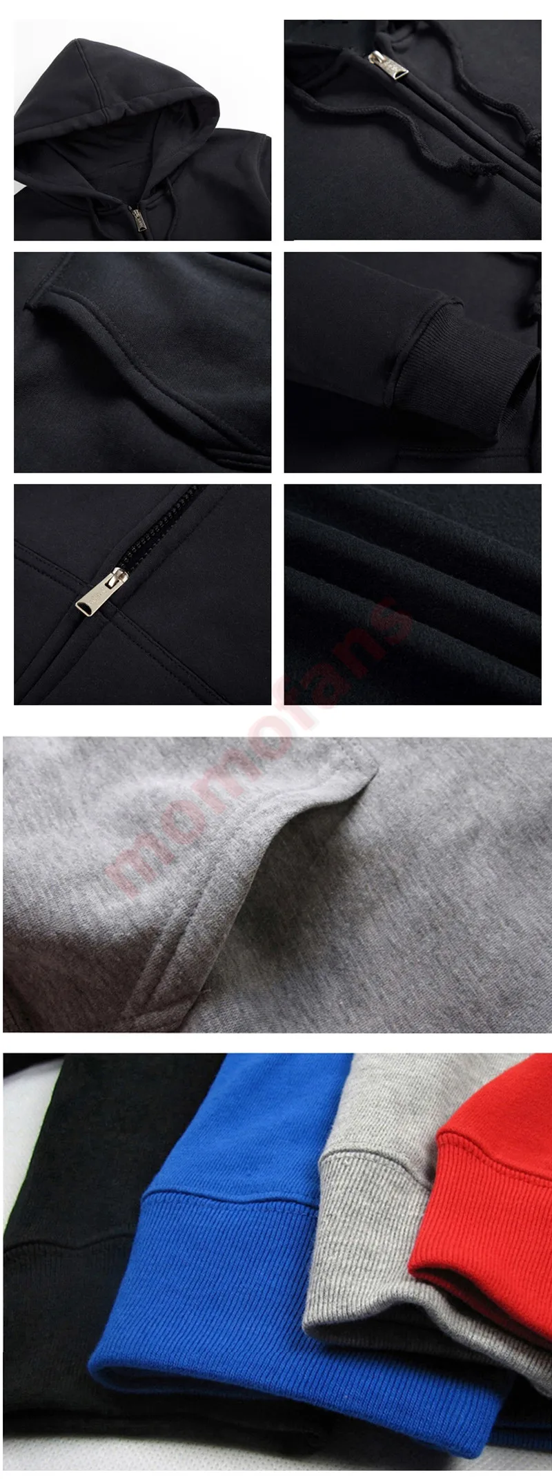 Высокое качество Мини логотип печати идеальные худи для женщин мужчин унисекс на молнии свитер с капюшоном