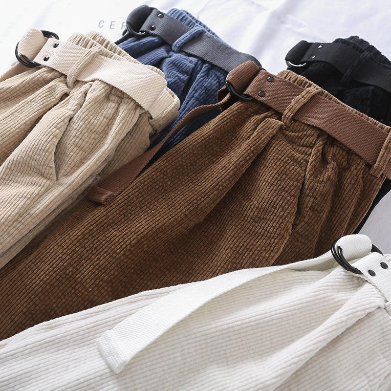 womens off white corduroy pants