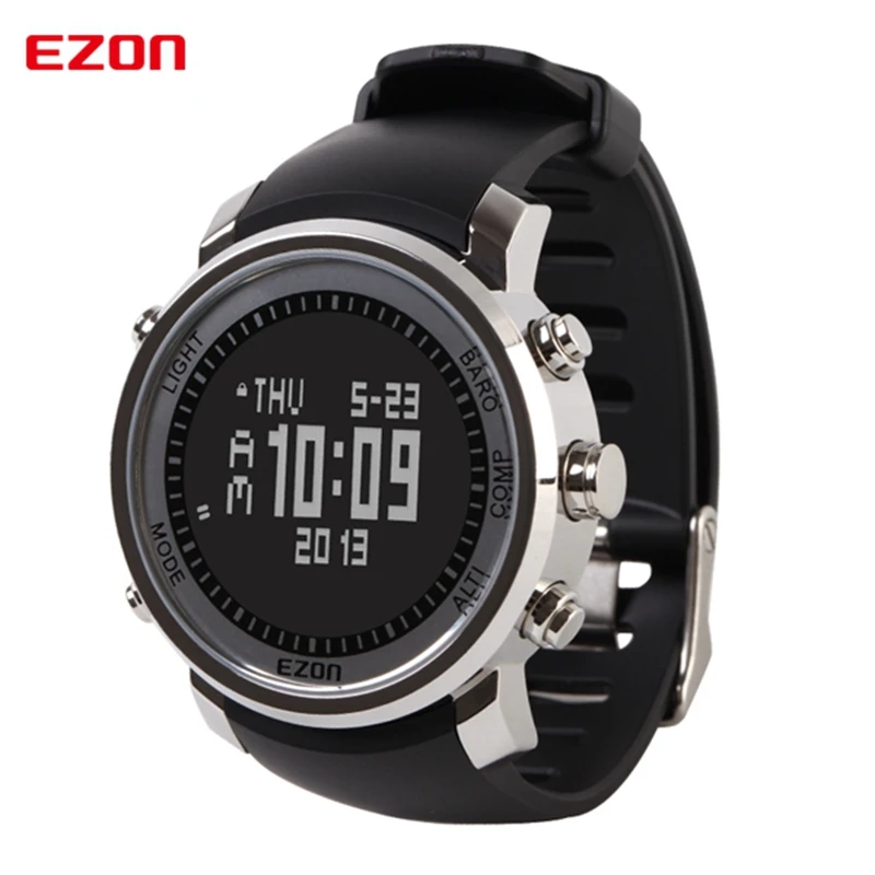 EZON H506 мужские часы с компасом барометром высотомером многофункциональные для
