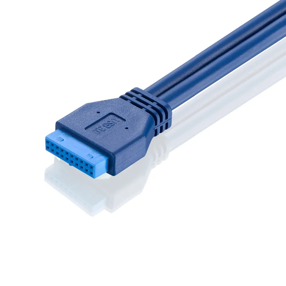 Материнская плата Bochara 20Pin к двойному USB 3 0 женскому кабелю для передачи данных с