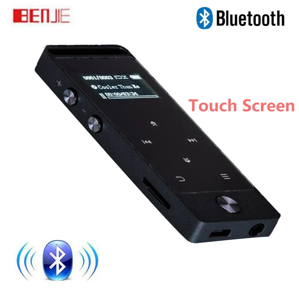 Original Touch Screen Bluetooth Lossless MP3 8GB benjie s5 Metal High