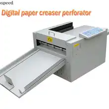Цифровая машина для фальцовки бумаги и Перфорационная Машина с покрытием бумага Creaser И Перфоратор книга позвоночника сминания