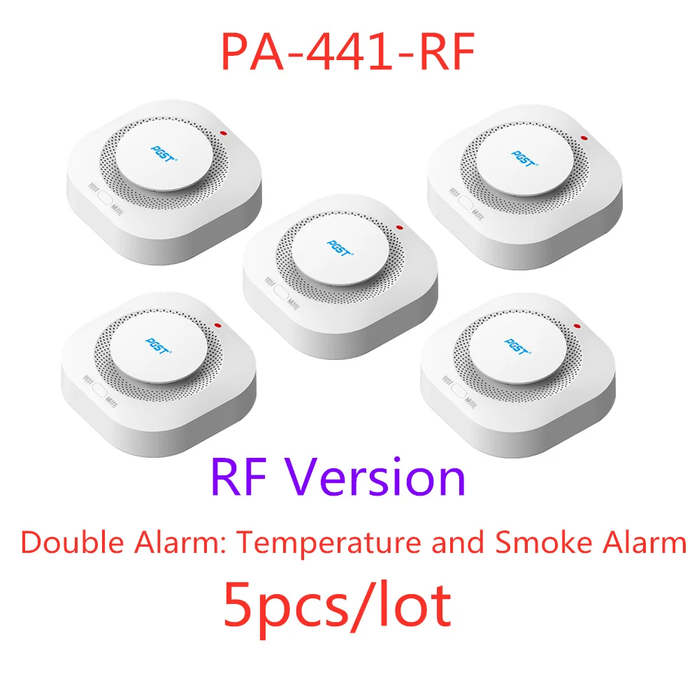 433MHz Independent Auto Dial Voice Wireless WIFI Fire Protection Smoke Detector Portable Alarm Sensors For security Alarm System - Цвет: Хаки