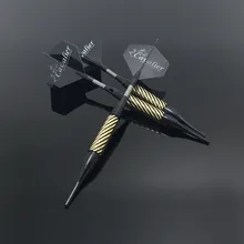 16G 3 шт./компл. профессиональные иглы полеты сталь, медь, алюминиевый вал мягкий наконечник электронный дартс, 100-8