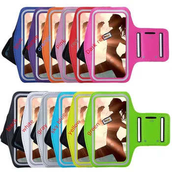 

Mobile Phone Armbands Gym Running Sport Arm Band Cover For Meizu M3 Note Phone Bags Adjustable Armband protect pouch Case