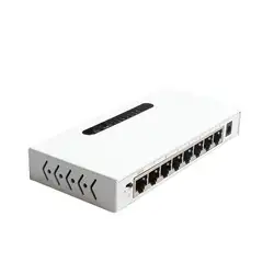 Diewu 8 Порты и разъёмы гигабитный коммутатор для интернет-сети 10/100/1000 Мбит Настольный концентратор Lan полный/полудуплекс Ethernet-коммутатор