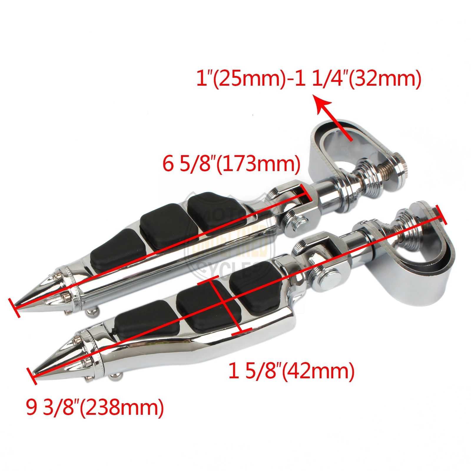 Опоры для ноги 1,25 ''32 мм от поломок двигателя баров защита мотоцикла подножки для ног зажим Крепление для Harley Sportster Dyna Chopper