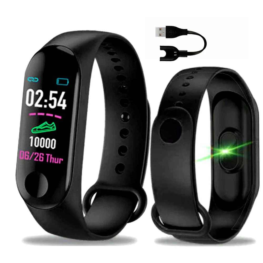 M3plus спортивный автоматизированный браслет m3 plus SmartBand монитор кровяного давления