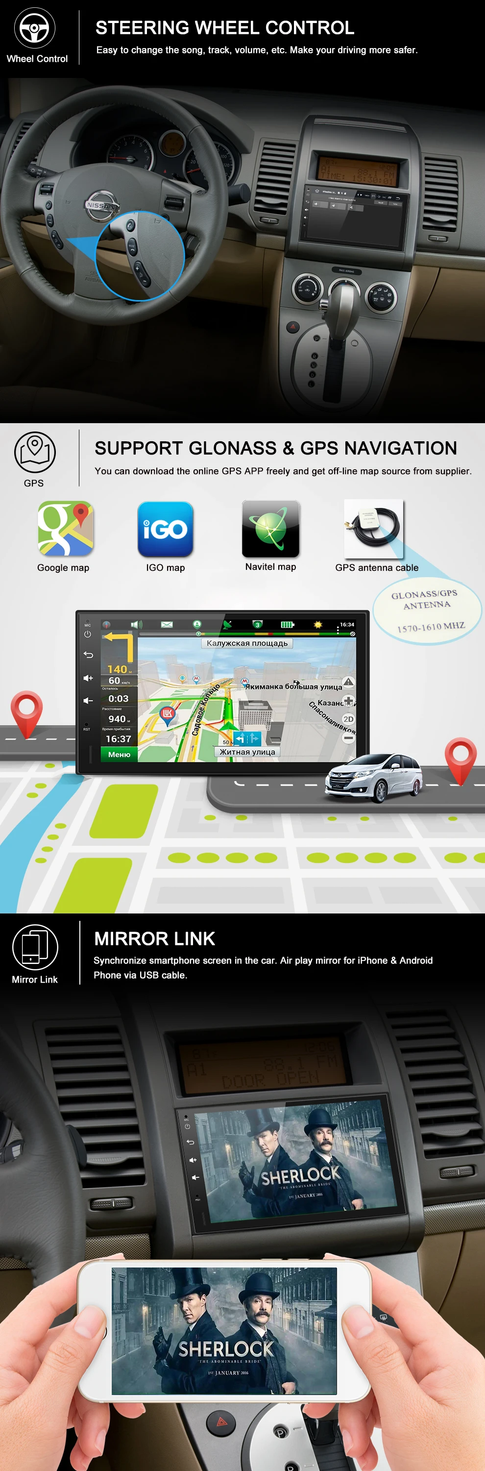 Sale AUTOTOP 7" Android 9.0 Car Multimedia Player For BMW E46 M3 Rover 75 Coupe 318/320/325/330/335 1998-2006 Car DVD GPS Navigation 4