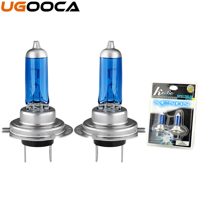 2x H7 Xenon Halogen Car Headlight Bulb Kit 5000k 12v 55w Auto 2x H7 Xenon Halogen Car Headlight Bulb Kit 5000k 12v 55w Auto Replacement Lamp