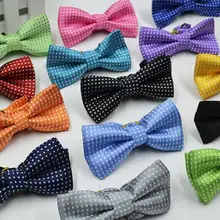 Детская галстук-бабочка полиэстер Шелковый Повседневная точка галстук-бабочка