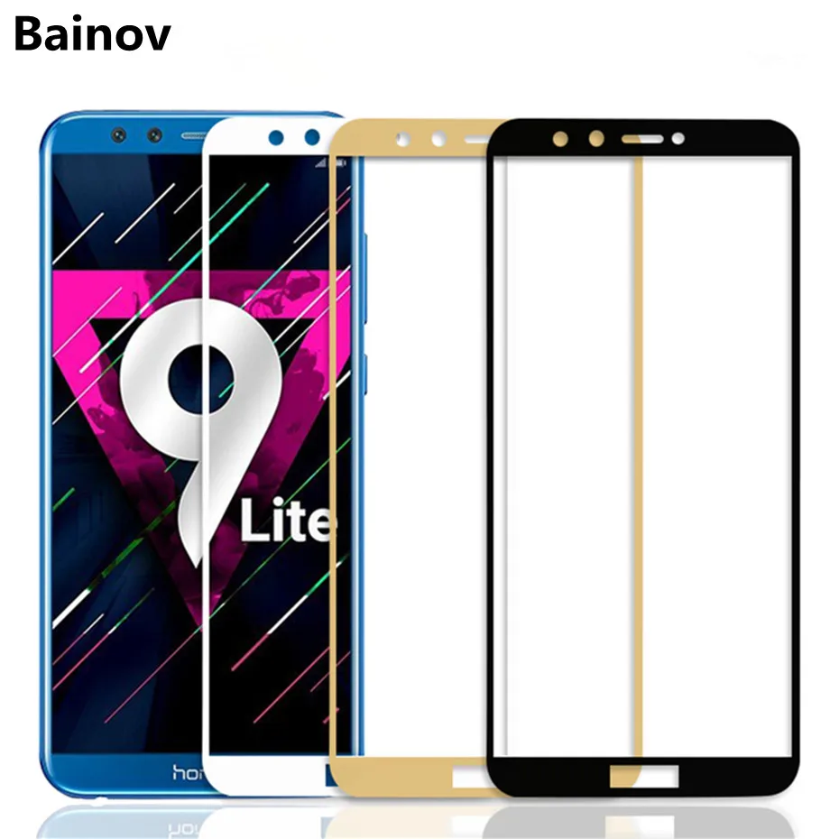 

2pcs for honor 9 lite protective glass 2.5d full cover tempered glass on huawei honor 9 lite screen protector film