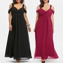 Sexy Women maxi dress 2019 Summer Plus Size Beach Long Maxi Dress Chiffon Cold Shoulder V-Neck Empire Waist Maxi Dress Sexy Women maxi dress 2019 Summer Plus Size Beach Long Maxi Dress Chiffon Cold Shoulder V-Neck Empire Waist Maxi Dress