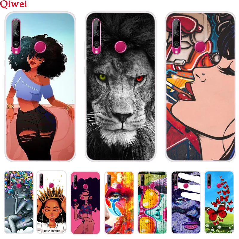 

Honor 10i HRY-LX1T Case For Huawei Honor 10i Phone Case Cool Girl Print Back Shell For Huawei Honor10i 10 i Silicone Case Funda