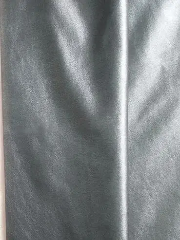 Хорошее золото из искусственной кожи Ткань Серый Серебряный искусственная кожа ткань блестящая синтетическая кожа ткань для Diy швейная одежда/брюки диван - Цвет: grey silver 69x50cm