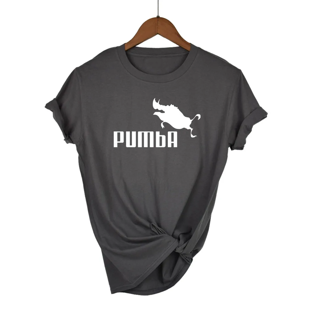 

Second Half Price Harajuku Pumba Printed Women T-shirts Casual Summer Short Sleeve Short Sleeve t shirt women Tops Plus Size