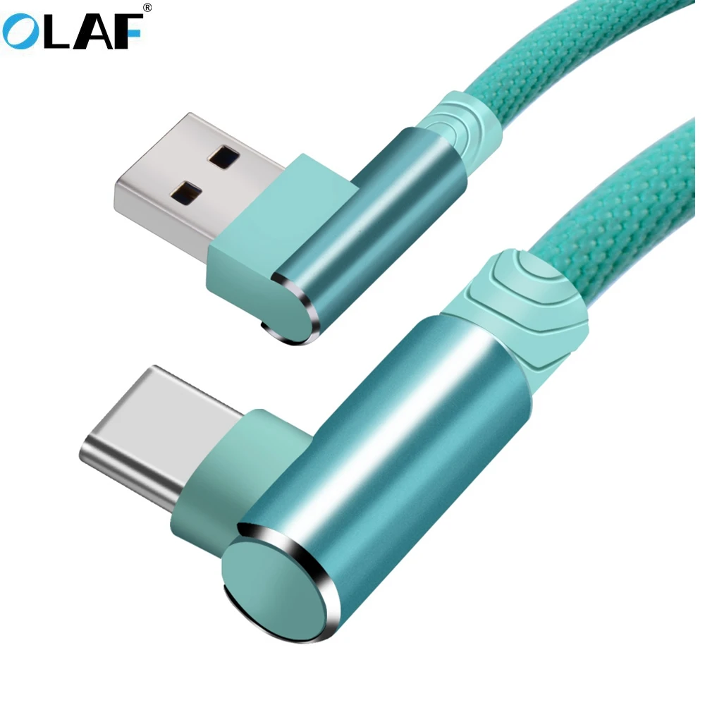 أولاف USB نوع C 90 درجة usb C كابل لسامسونج غالاكسي S9 S8 محول الشحن الهاتف المحمول هواوي Xiaomi كابل شحن أولاف USB نوع C 90 درجة usb C كابل لسامسونج غالاكسي S9 S8 محول الشحن الهاتف المحمول هواوي Xiaomi كابل شحن