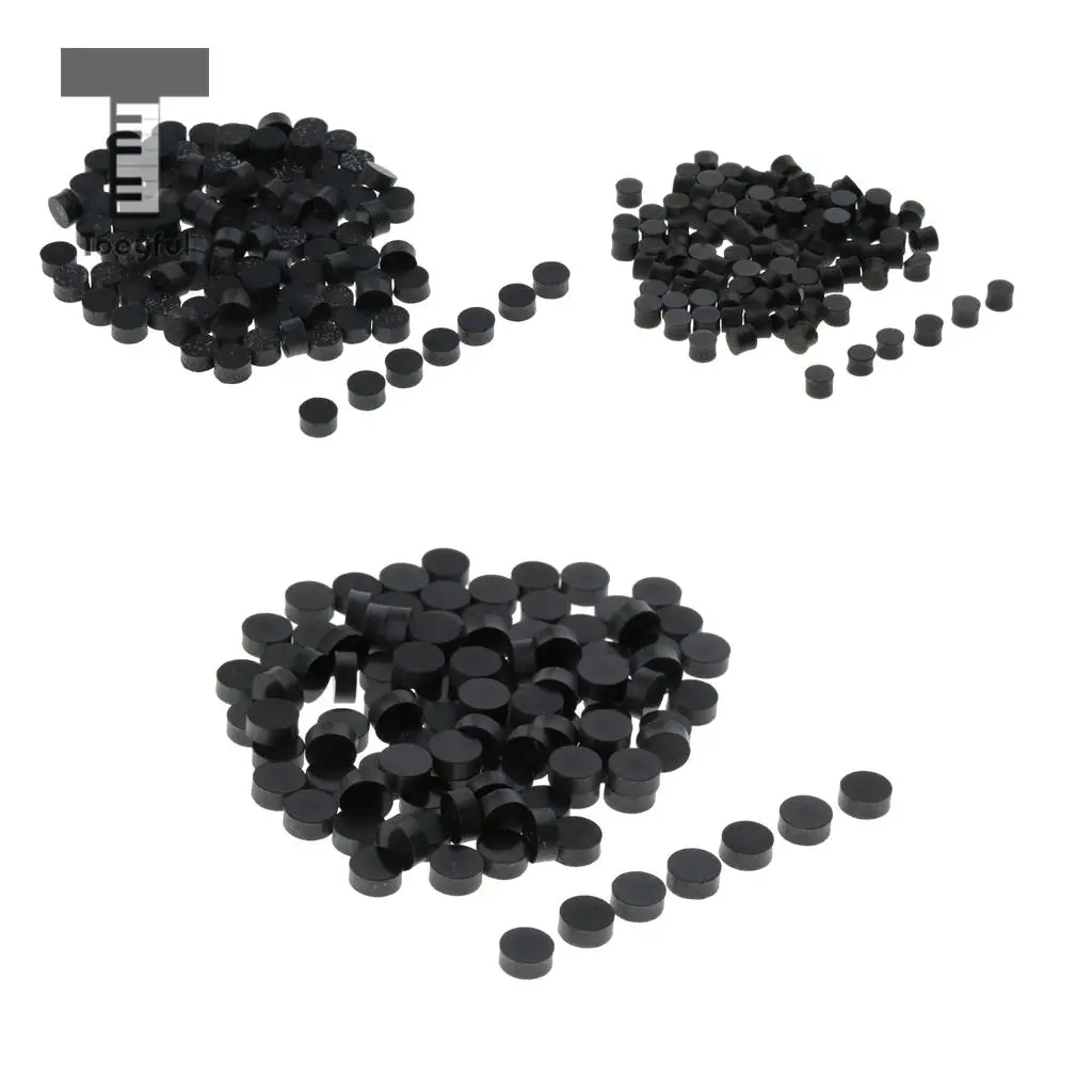 100pcs Black Guitar Dots White Mother of Pearl Shell Fingerboard Dots With Inlay for Guitars Ukuleles Mandolin Fingerboards