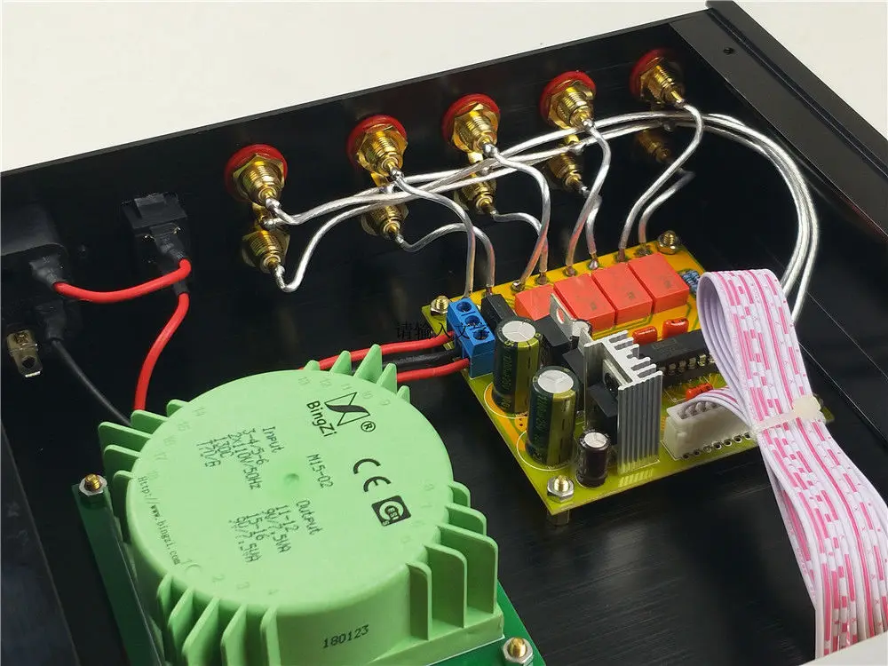 Hi-end PGA2311 пульт дистанционного управления громкостью предусилитель Стерео предусилитель HIFI аудио 4 входа 1 выход