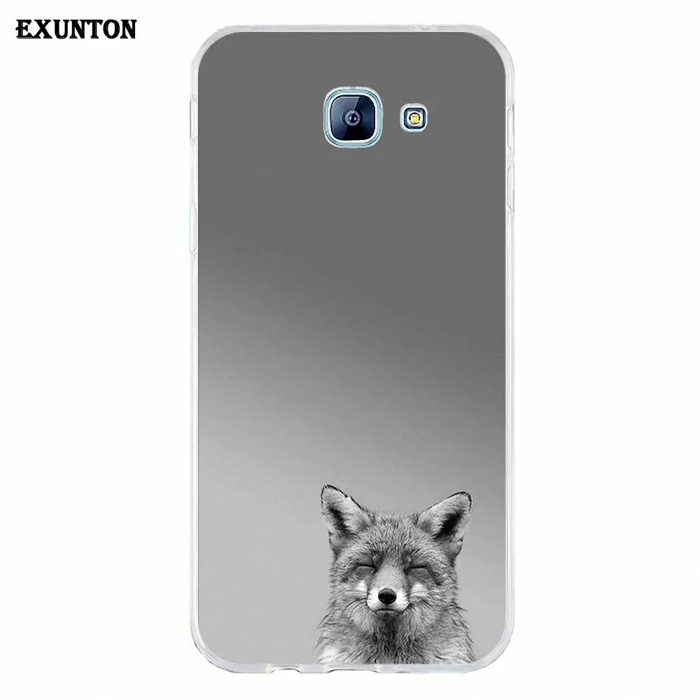 Мягкий чехол для Galaxy Alpha Core Prime Note 2 3 4 5 S3 S4 S5 S6 S7 S8 mini edge Plus Like Cute Animals Foxes Red