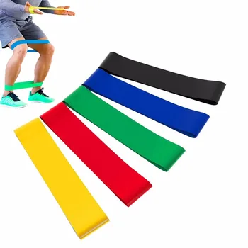

5pcs/SET 50cm Resistance Bands Yoga Fitness Training Latex Rubber Fitness Gym Strength Practical elastico para exercicios