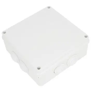 

ABS Square Junction Box Plain Press on Lid 150x150x70mm