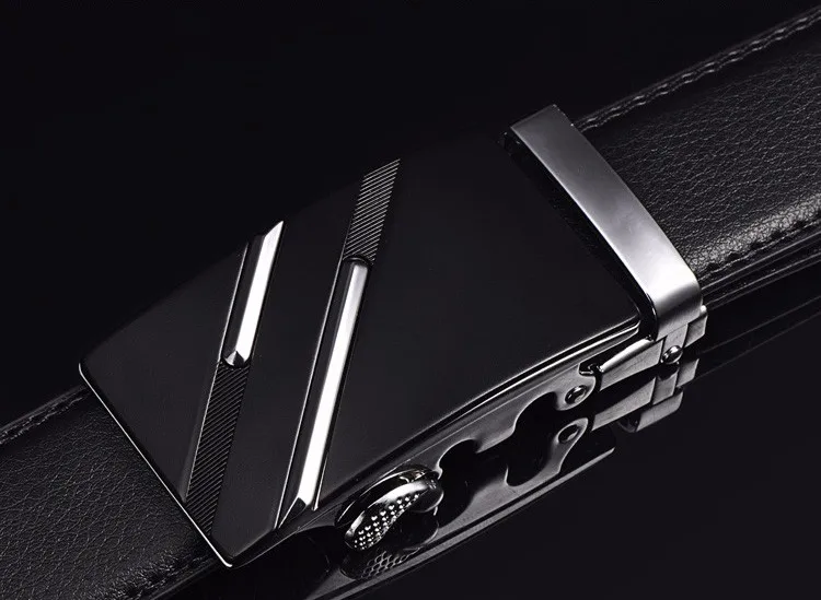 best belts for men [DWTS]Men Belts Metal Automatic Buckle Brand High Quality Belts for Men Famous Brand Luxury Work Business Strap holeless belt