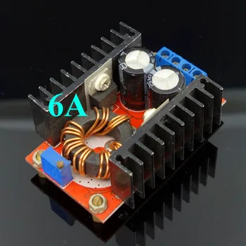 

6A boost module DC mobile power supply voltage can be adjusted to 35V