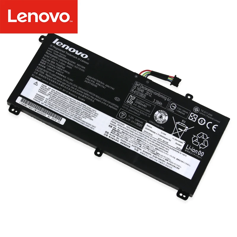 Аккумулятор для ноутбука lenovo THINKPAD W550S T550 T560 T550S W550 45N1740 45N1741 45N1742 45N1743