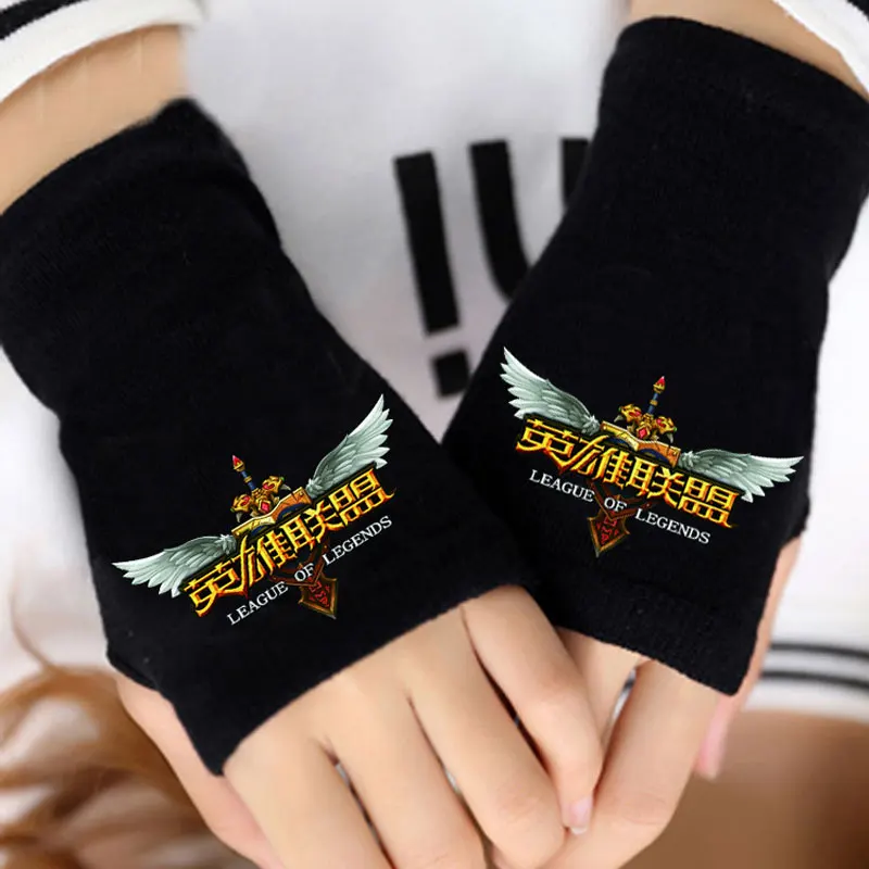 Мода девушки милые Вязание перчатки Kantai коллекция Shimakaze перчатки хлопчатобумажные вязаные перчатки зимние теплые варежки женский подарок