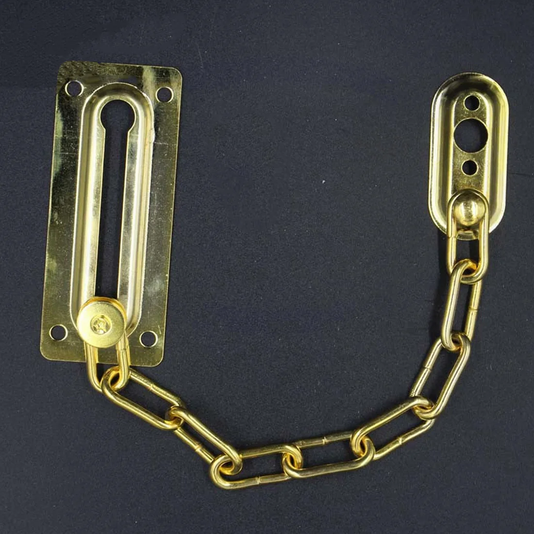 

High Chrome Chain Door Safety Guard Latch Security Peep Bolt Locks Cabinet Latches DIY Home Tools