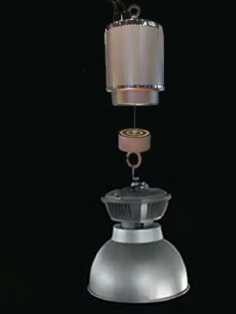 AMZHO 10 KG 12M 110V 220V Dome Light Lamp Lights Lifter Remote Control Chandelier Warehouse Playground Lift Light
