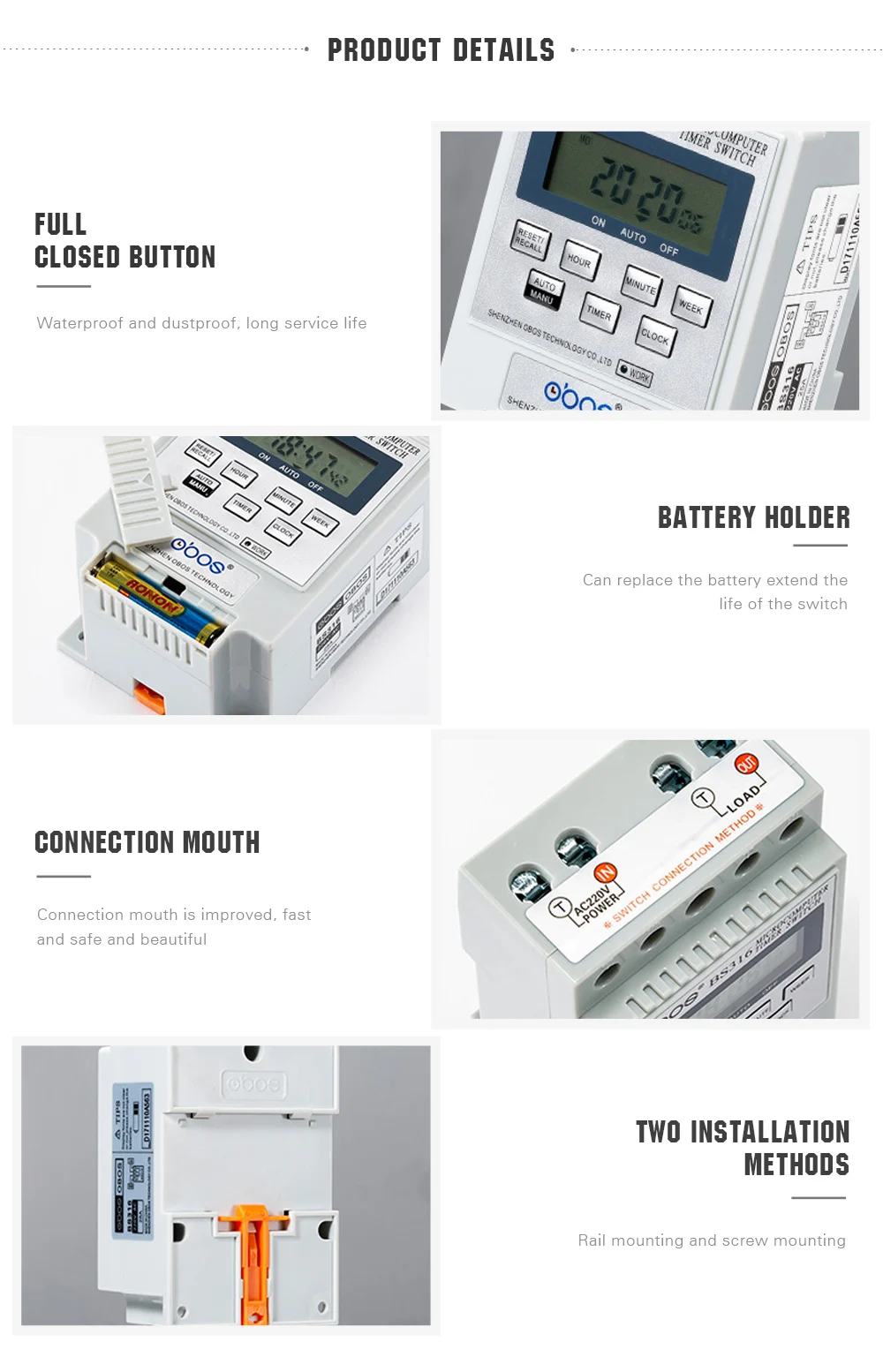 novo timer interruptor de relé interruptor vezes por faixa de frete grátis com vídeo