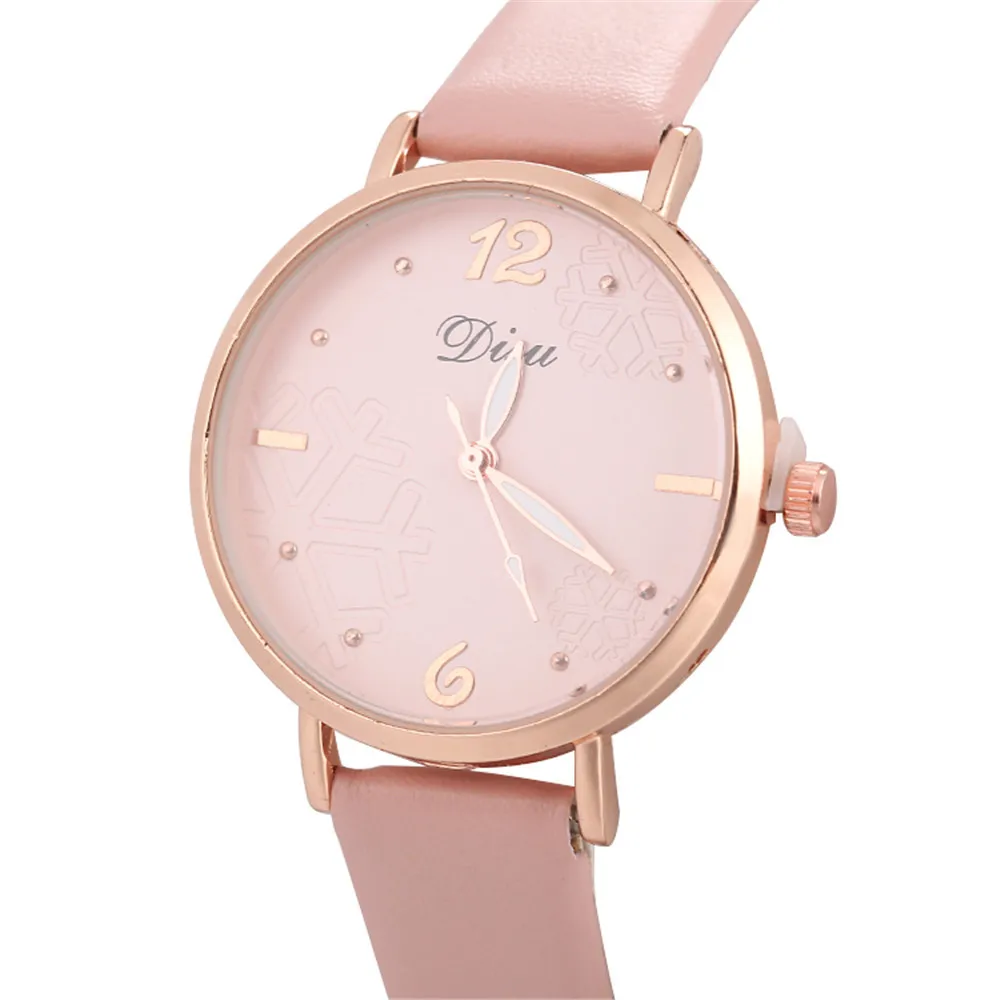 

Business Women's Watches Roman Numerals Dot Dial Ladies Quartz Wristwatch Simple Leather Strap Clock Casual Relogio Feminino@50