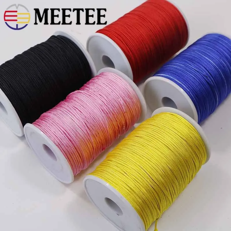 

1Pc(175m) 1.5mm Polyester Cord Thread Bracelet Beaded Rope Chinese Knot Macrame Cords DIY Bracelet Braided String Making Craft