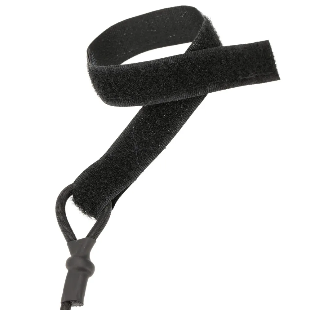 Securing Elastic Kayak Paddle Fishing Rod Pole Leash Bungee Cord With Carabiner Clip Buckle and Loop Tape Fastener Accessory