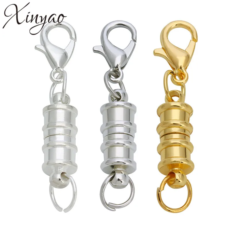 10set Copper Cylinder Strong Clasps With Lobster Claw Clasp