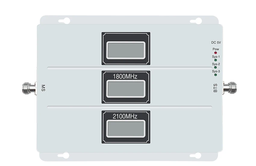 Усилитель сигнала 2 г 3g 4G сигнала трехдиапазонный ретранслятора усилитель ЖК-дисплей Дисплей 900/1800/2100 мГц мобильного телефона Сотовая связь усилитель сигнала бустер усилитель сотовой связи бустер репитер gsm AGC