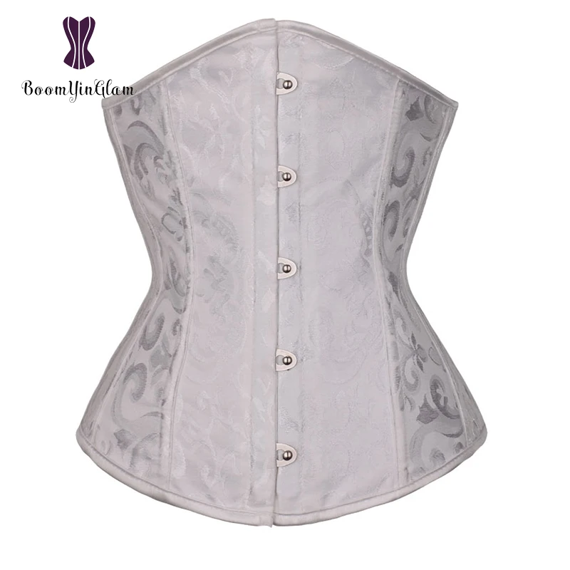 Jacquard Underbust Corsets Women Tummy Shaper Brocaded Corselet Slimming Waist Cinchers corset bustier top,lace corset,waist trainer,waist corset,body shaper