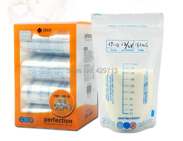 120pcs T Milk Storage Bags 200ml Pc Famous Korean Brand 120pcs T Milk Storage Bags 200ml Pc Famous Korean Brand Human Baby