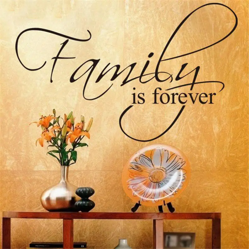 Family Is Forever Quotes Warmth Quotes Vinyl Wall Decals Family Is Forever Quotes Wall Stickers  Removable Decoration Living Room Art Sticker Mural Za521|Sticker  Mural|Vinyl Wall Decalswall Decals - Aliexpress
