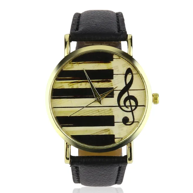 2018 Fashion PU Leather Watches Piano Musical Notation Casual Quartz Wrist Watch 2018 Fashion PU Leather Watches Piano Musical Notation Casual Quartz Wrist Watch