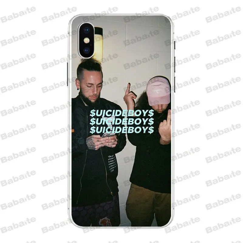 Babaite Suicide Boys Мягкий силиконовый чехол для телефона для iPhone X XS XR XSMax 6 6S 7 7plus 8 8Plus 5 5S 5c SE coque11 11pro 11promax