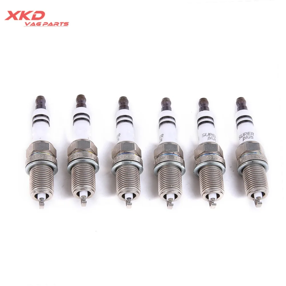 

6Pcs Spark Plugs set For AUDI S4 A6 S6 C5 Allroad Quattro 2.7T 101 000 063 AA