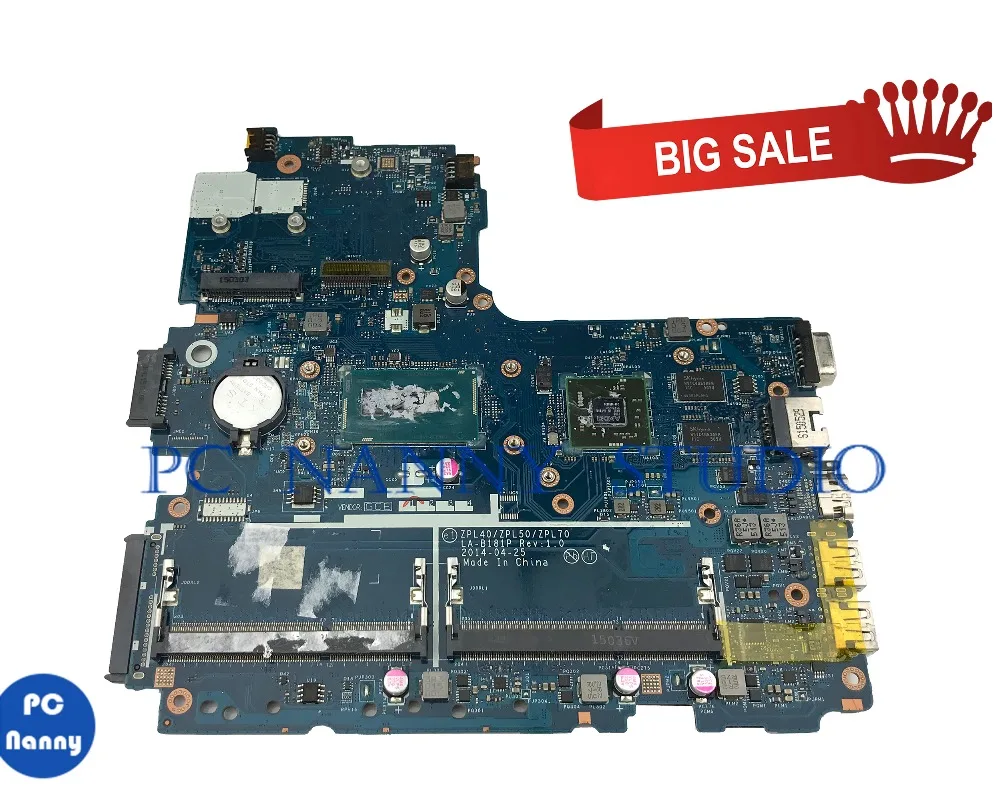 Материнская плата PCNANNY для ноутбука HP ProBook 470 G2 450 ZPL40/ZPL50/ZPL70 LA-B181P SR23Y протестирована
