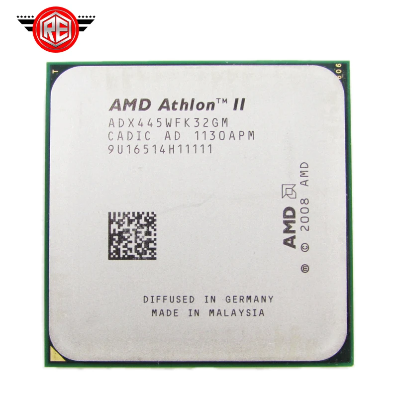 Процессор AMD athlone II X3 445 3 1 ГГц 5 Мб L2 кэш разъем AM3 трехъядерный разбросанный